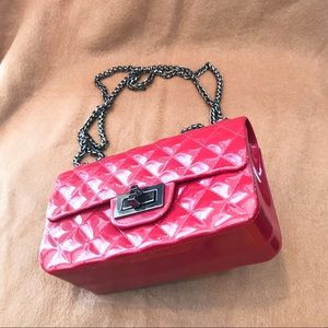 Crossbody bag, small crossbody pvc bag